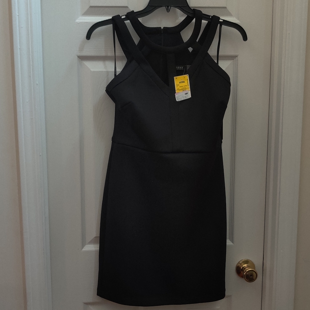 Guess Black Sleeveless Mini Dress, New with Tags